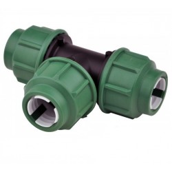 RP Connector 25 mm T joint green