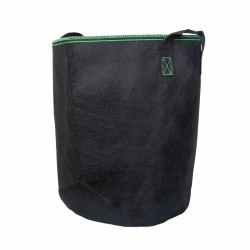 Pot ronde en géotextile 37 Lt avec poignées -...