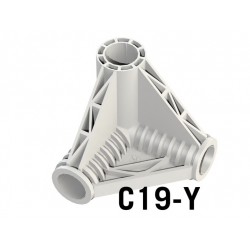 Coin 19 mm 3 axes en Y pour DR & HS tents