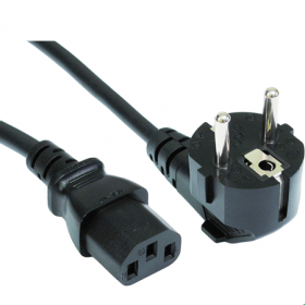 IEC computer cable 4 mtr female+EU Plug
