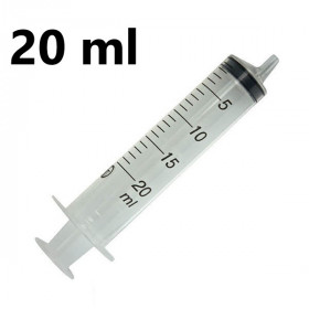 Seringue plastique 20 ml