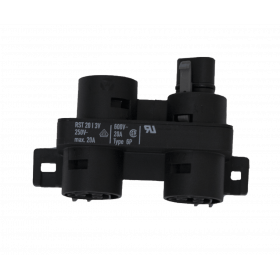 Power distribution block Q serie -1IN-2OUT