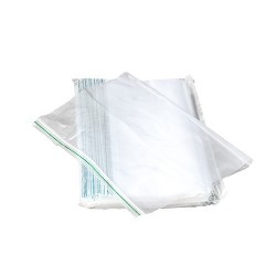 Sachet Zip plastique transparent 35x48cm 100 pc